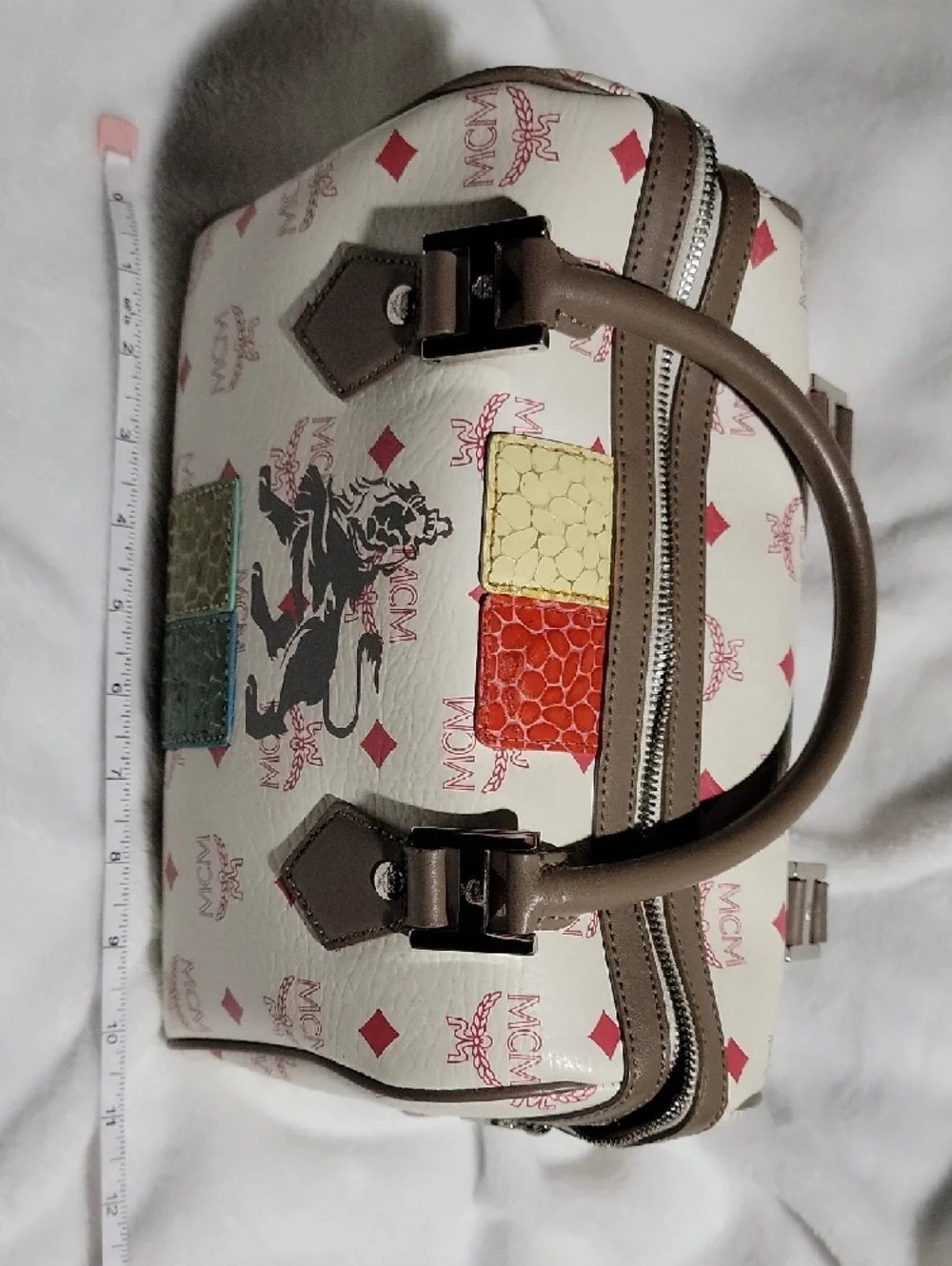 MCM Leather Satchel - Picture 11 of 13